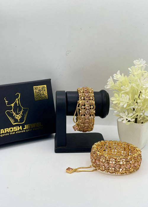 Shop the Humaira Openable Bangle Set from Zarosh Jewel