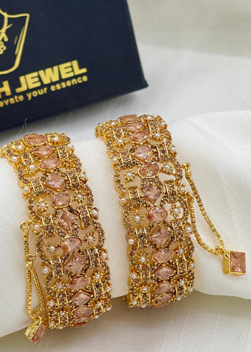 Shop the Humaira Openable Bangle Set from Zarosh Jewel