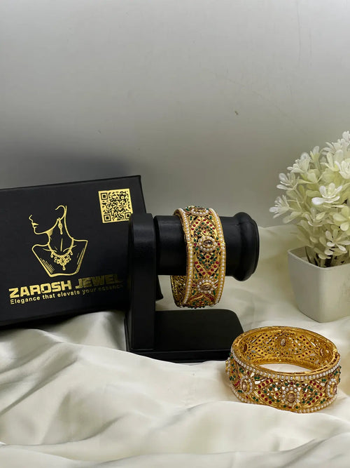 Regal Adjustable Kada | Zarosh Jewel