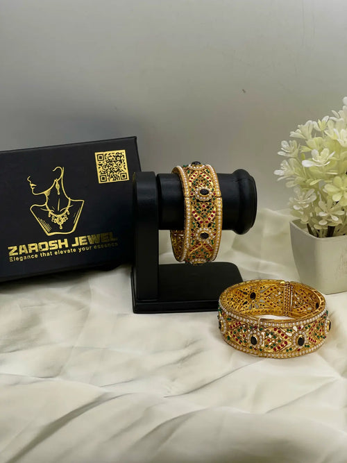 Regal Adjustable Kada | Zarosh Jewel