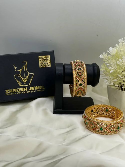 Regal Adjustable Kada | Zarosh Jewel