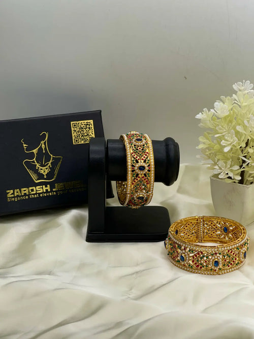 Regal Adjustable Kada | Zarosh Jewel