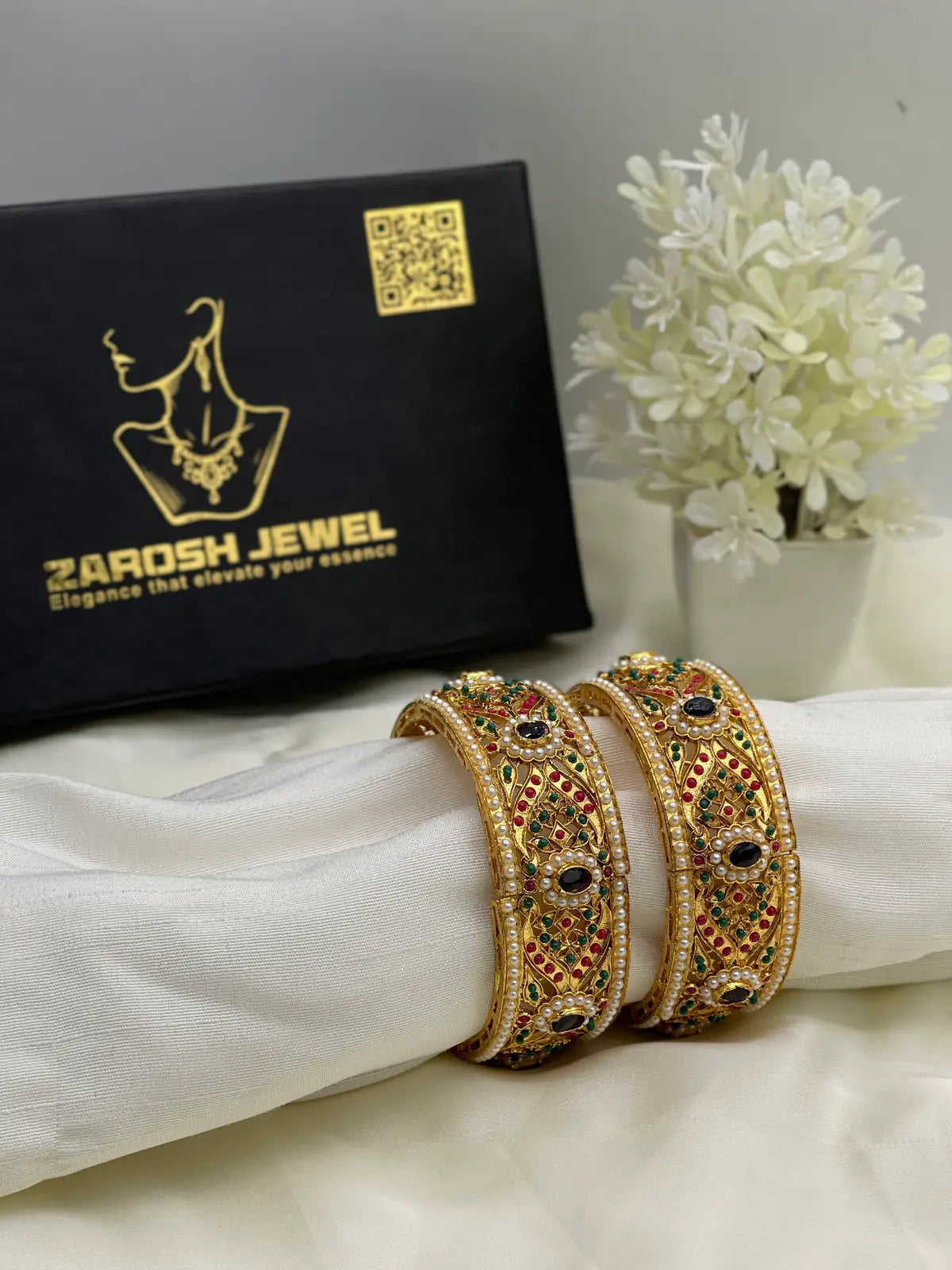 Regal Adjustable Kada | Zarosh Jewel