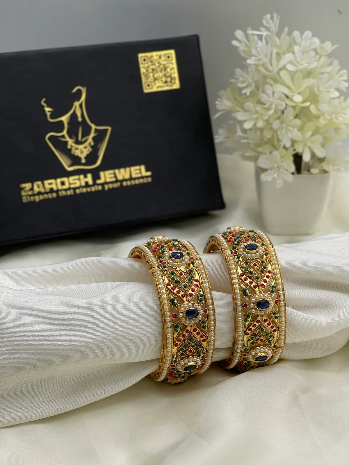 Regal Adjustable Kada | Zarosh Jewel