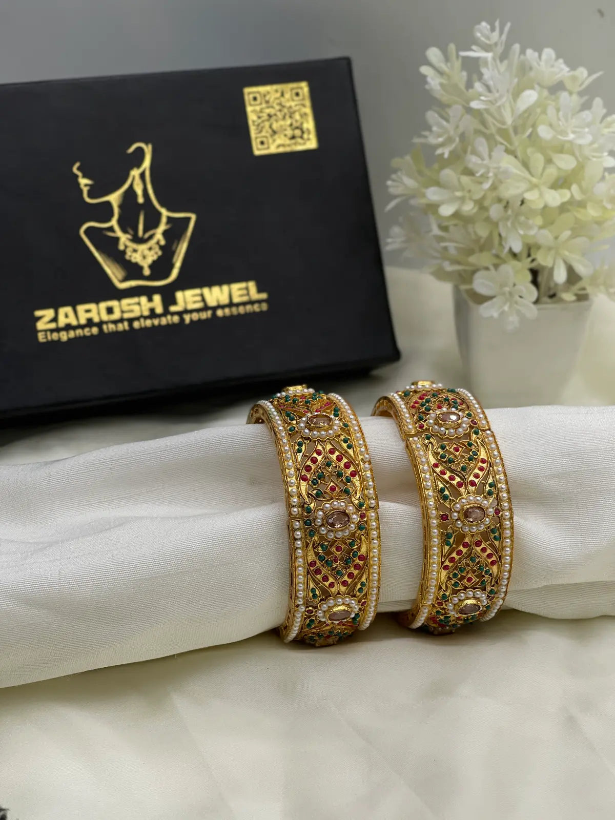 Regal Adjustable Kada | Zarosh Jewel