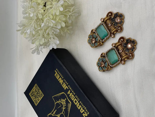 Shahi Gul Earrings | Zarosh Jewel