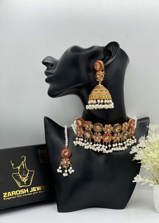 Shop the Imperial Choker Set from Zarosh Jewel