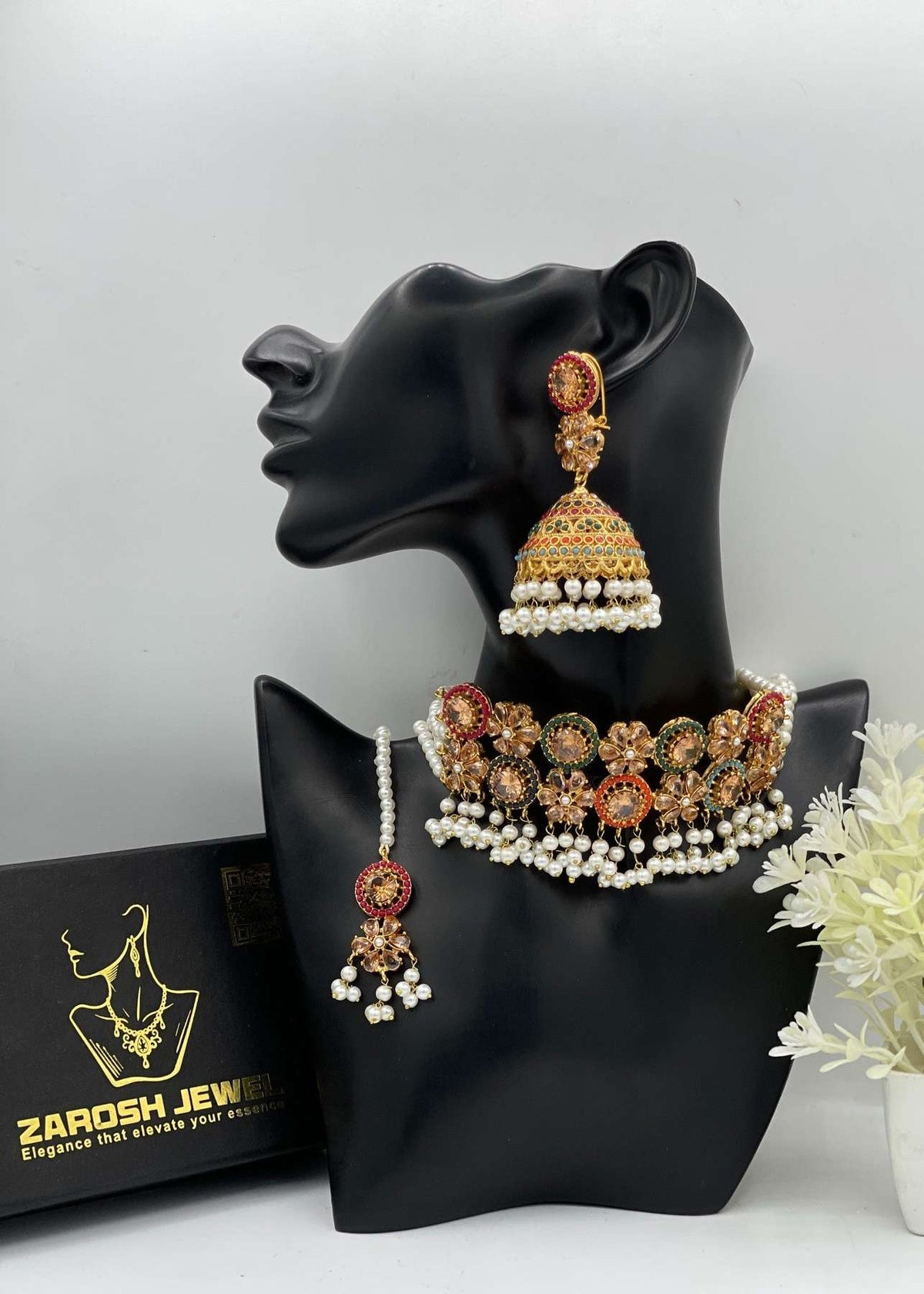 Shop the Imperial Choker Set from Zarosh Jewel
