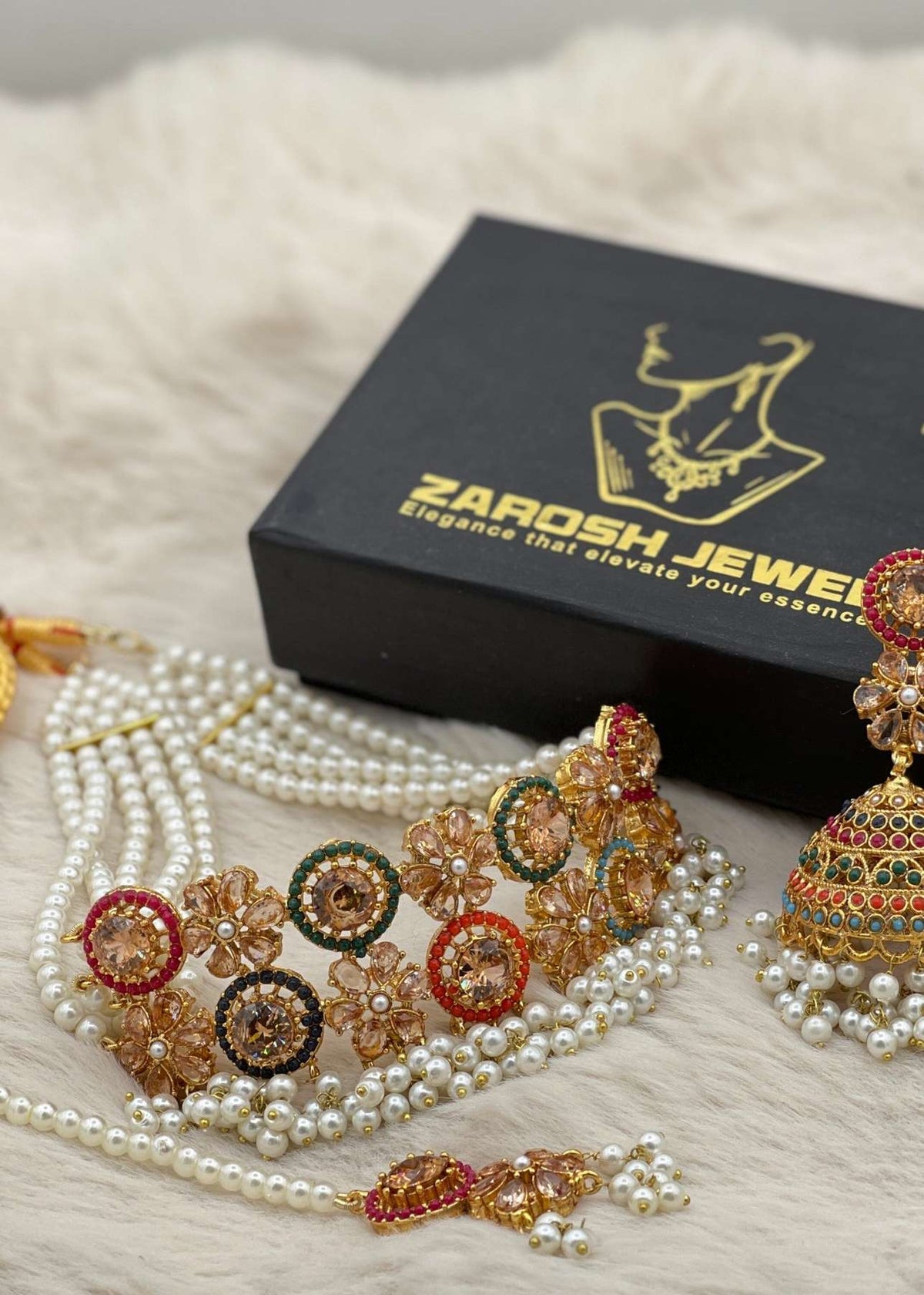 Shop the Imperial Choker Set from Zarosh Jewel