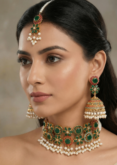 Shop the Imperial Choker Set from Zarosh Jewel