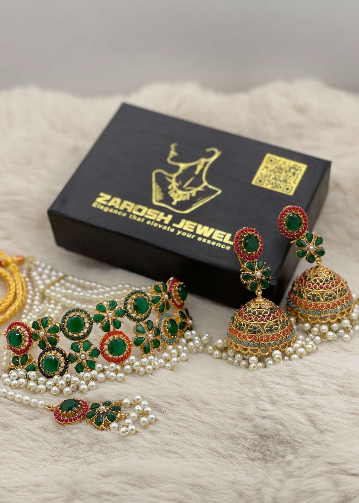 Shop the Imperial Choker Set from Zarosh Jewel