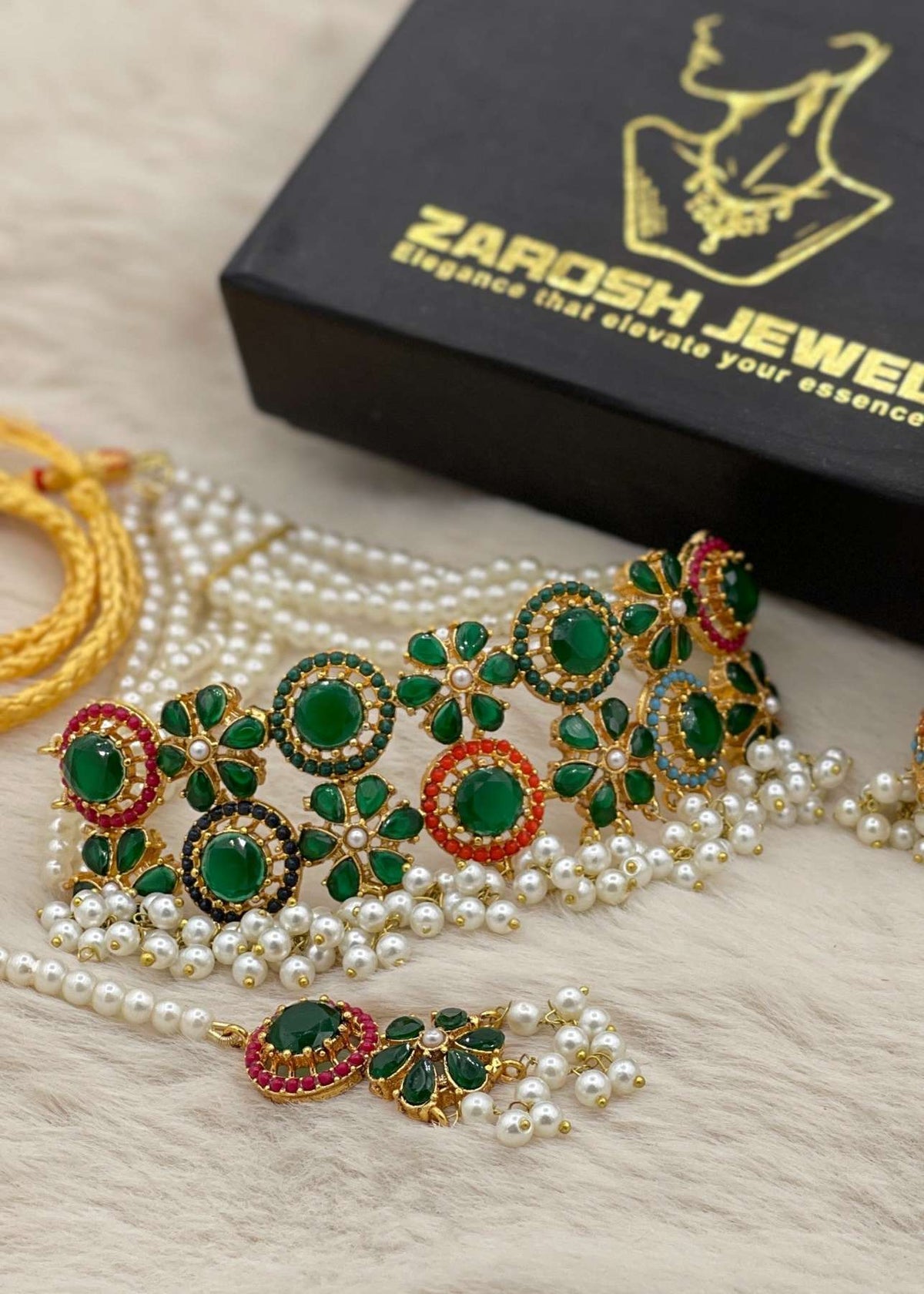Shop the Imperial Choker Set from Zarosh Jewel