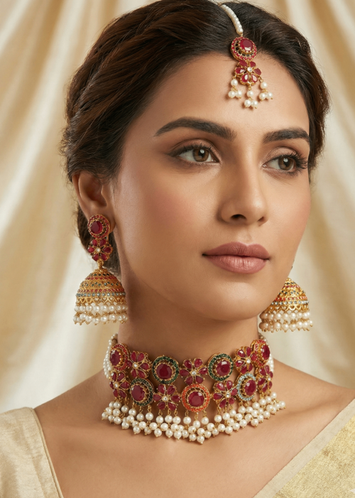 Shop the Imperial Choker Set from Zarosh Jewel
