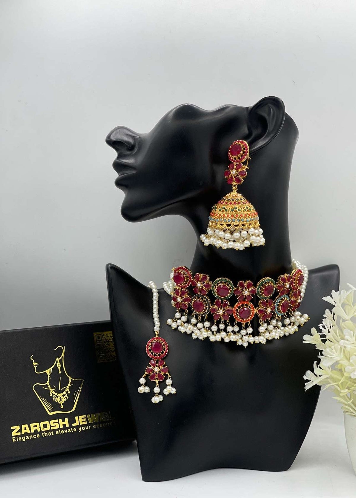 Shop the Imperial Choker Set from Zarosh Jewel