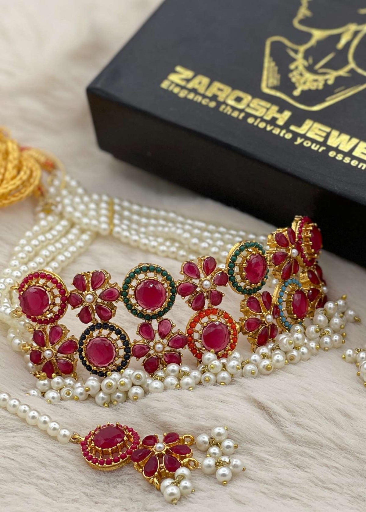 Shop the Imperial Choker Set from Zarosh Jewel