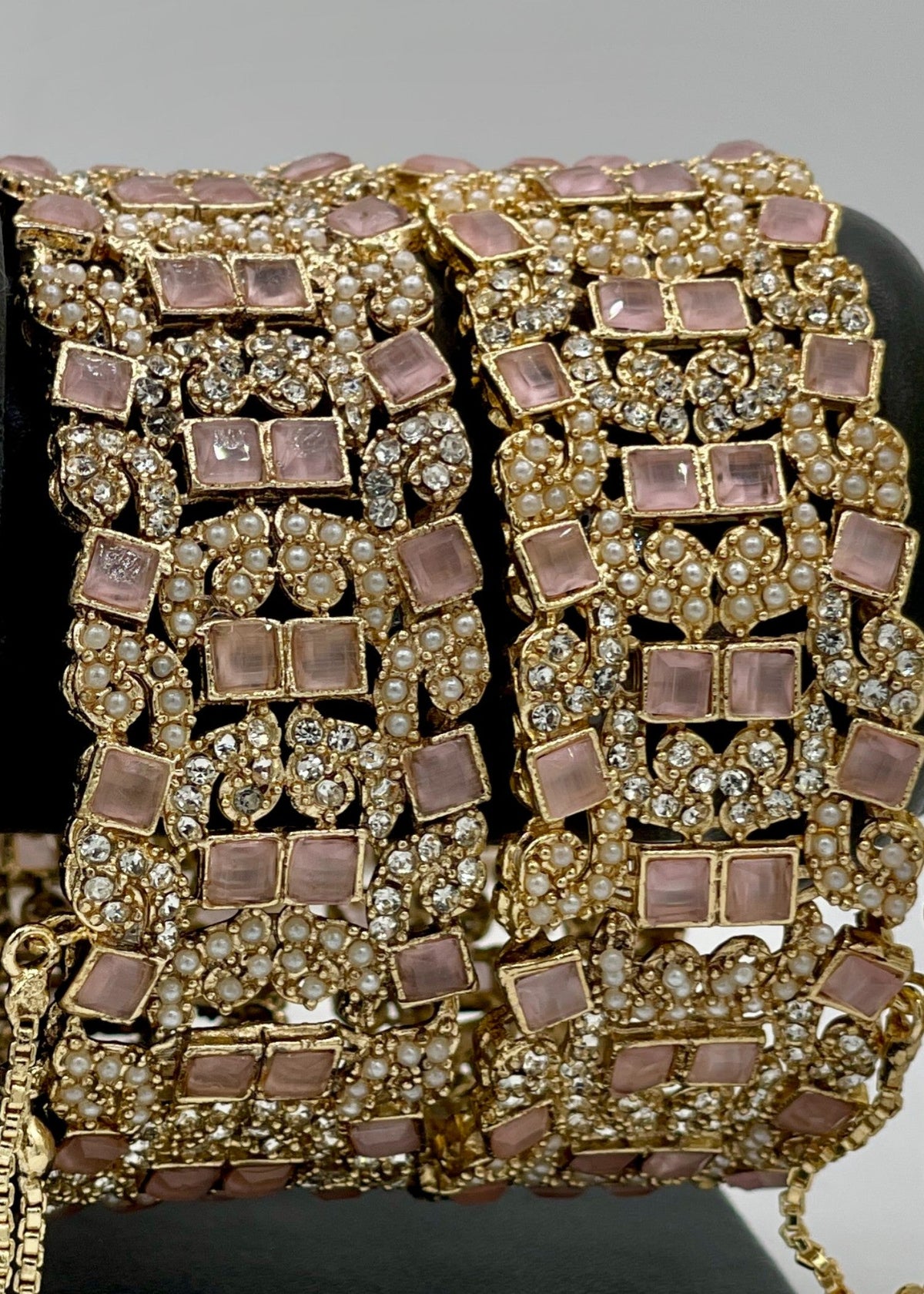 Shop the Imperial Garnet Bangles Openable from Zarosh Jewel