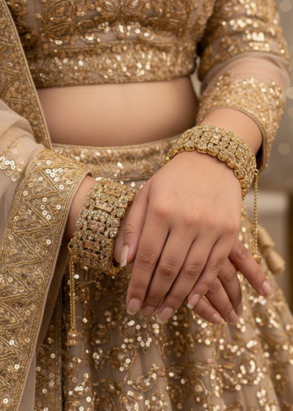 Shop the Imperial Garnet Bangles Openable from Zarosh Jewel