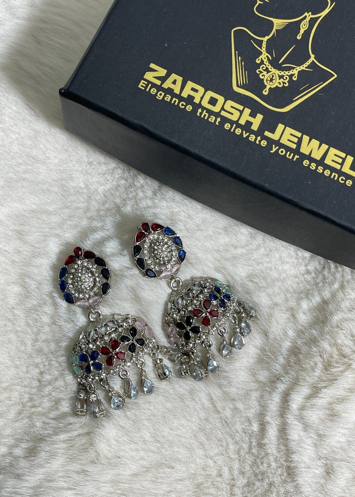 Shop the Inara Jhumkas from Zarosh Jewel