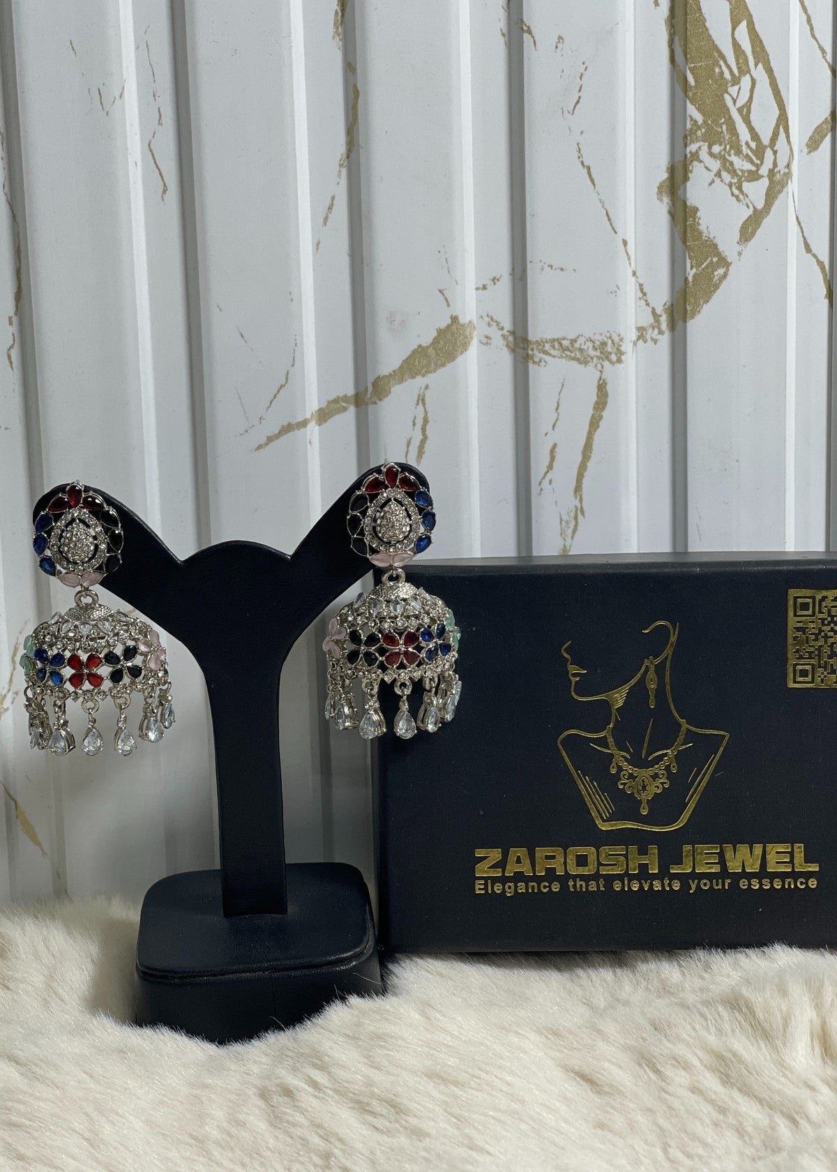 Shop the Inara Jhumkas from Zarosh Jewel