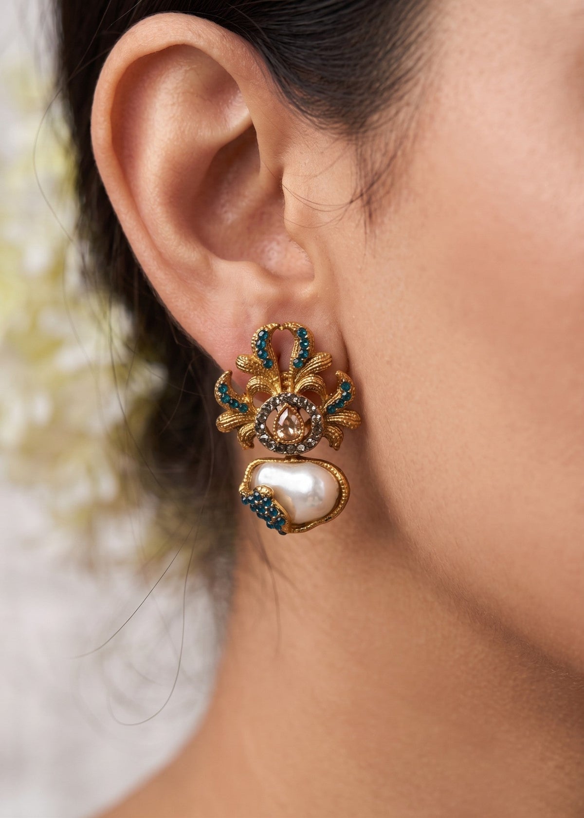 Shop the Inas Premium Earring from Zarosh Jewel
