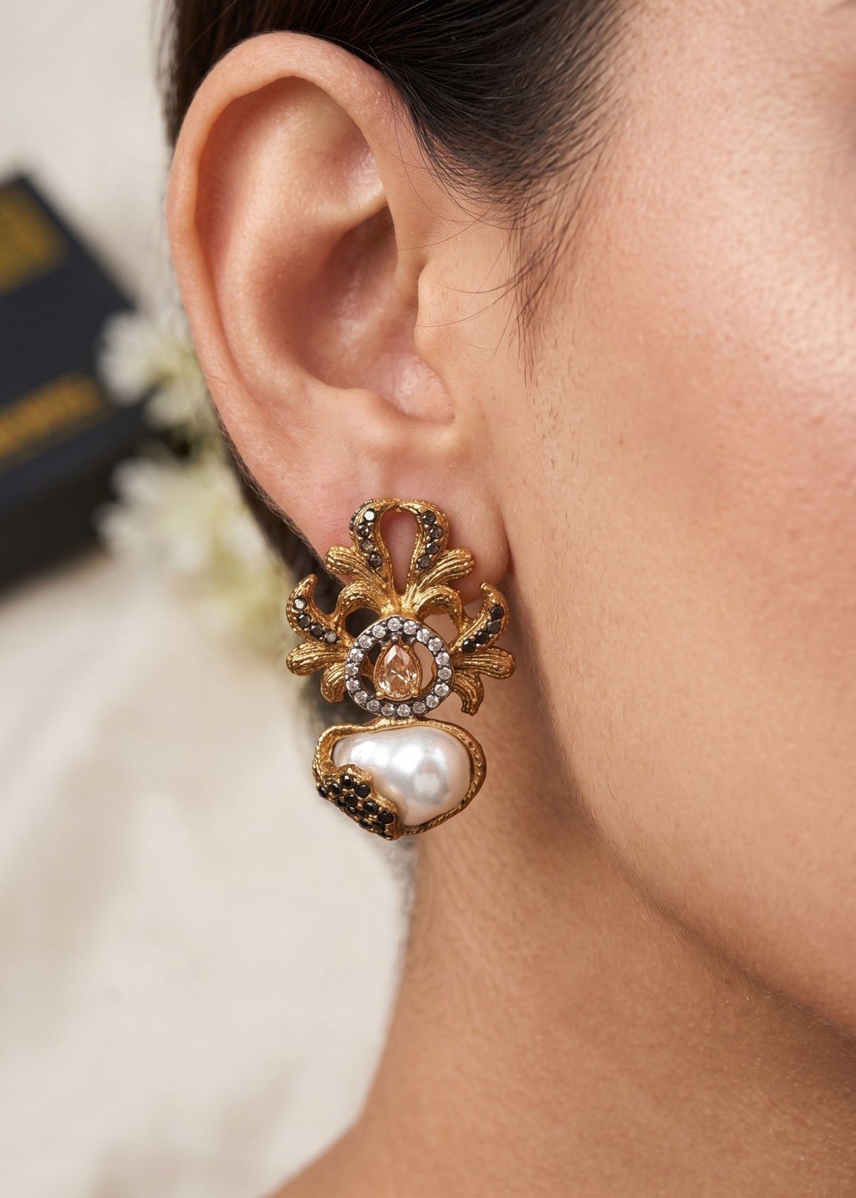Shop the Inas Premium Earring from Zarosh Jewel