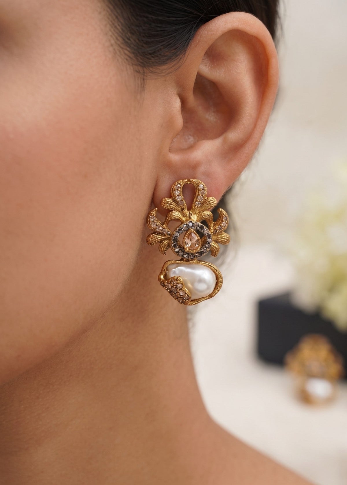 Shop the Inas Premium Earring from Zarosh Jewel