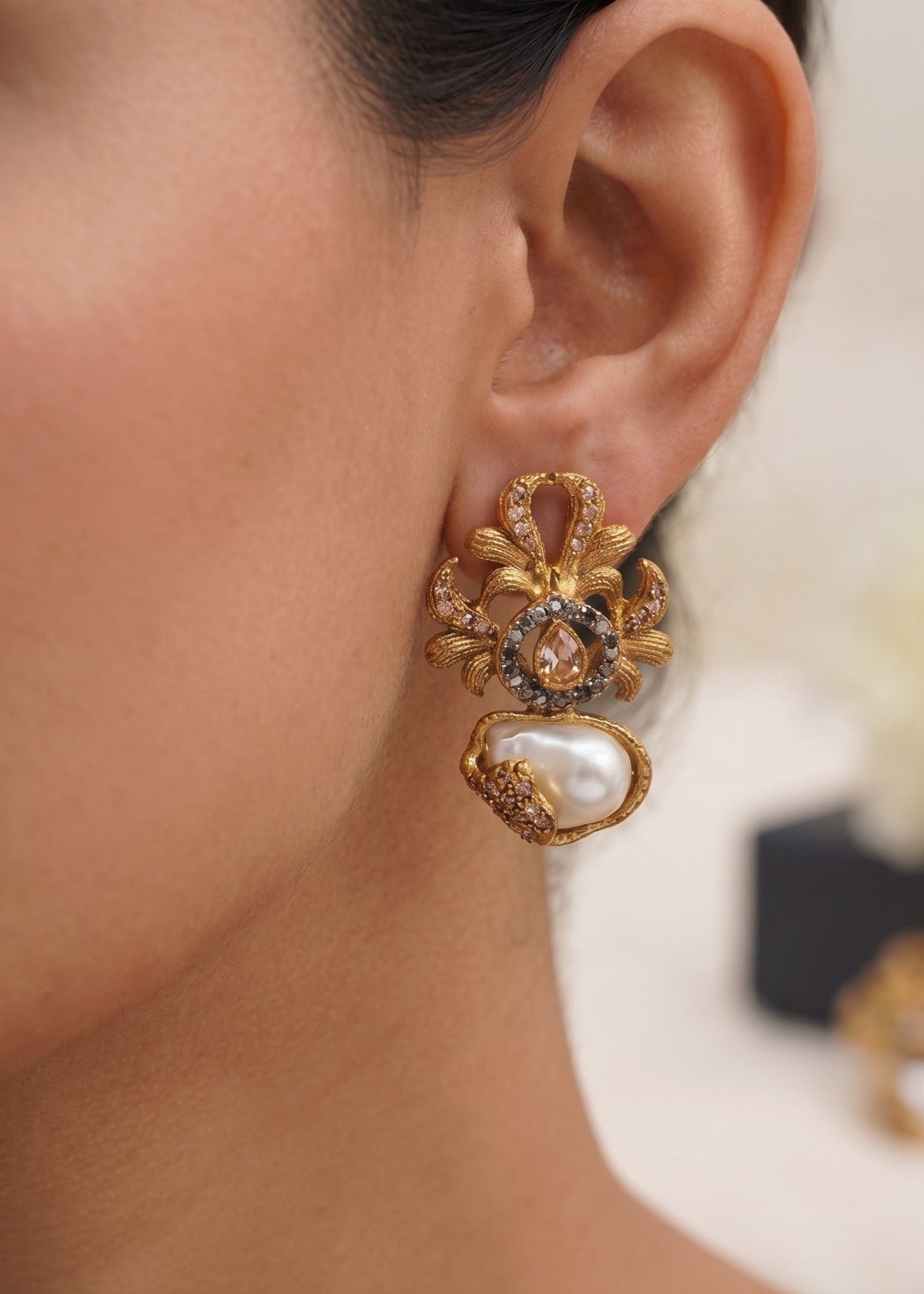 Shop the Inas Premium Earring from Zarosh Jewel