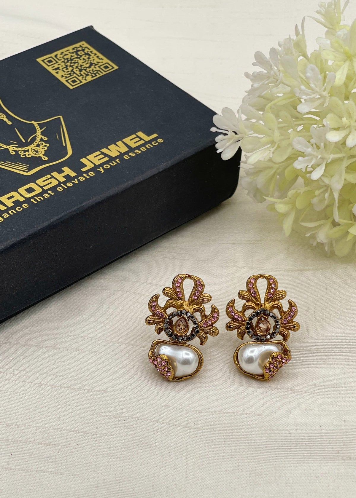 Shop the Inas Premium Earring from Zarosh Jewel