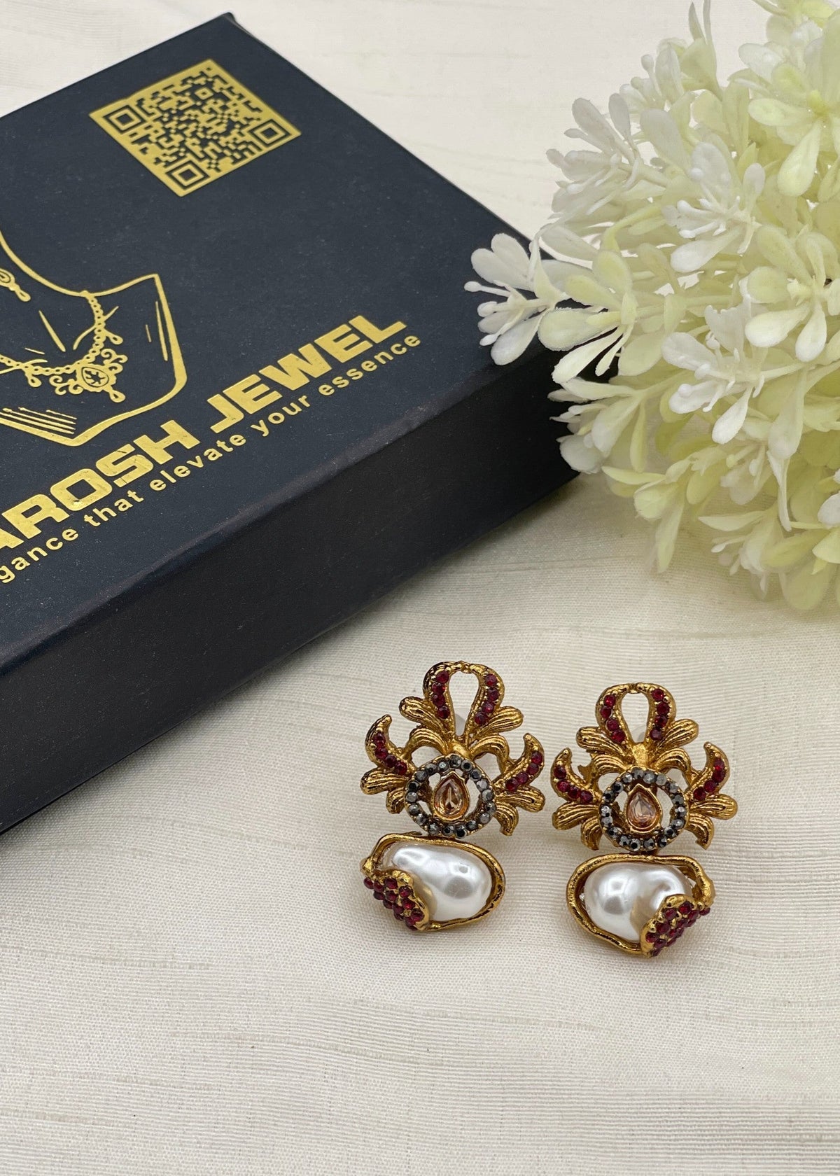 Shop the Inas Premium Earring from Zarosh Jewel