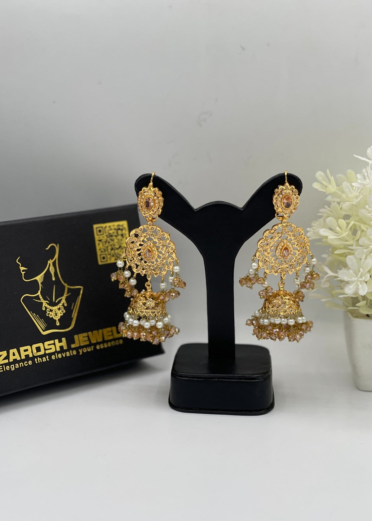 Shop the Inaya Sahara Chandbali from Zarosh Jewel