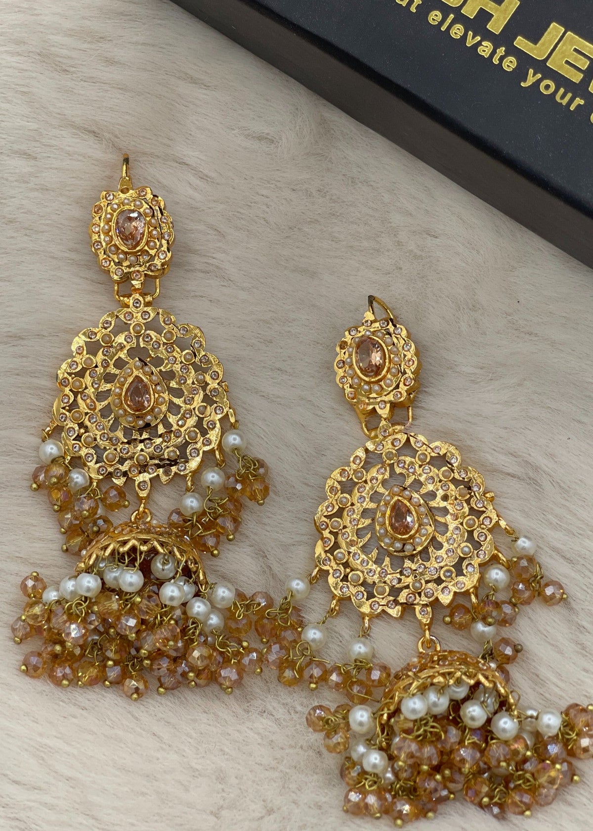 Shop the Inaya Sahara Chandbali from Zarosh Jewel