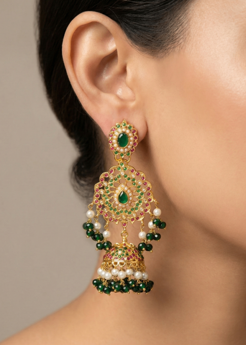 Shop the Inaya Sahara Chandbali from Zarosh Jewel