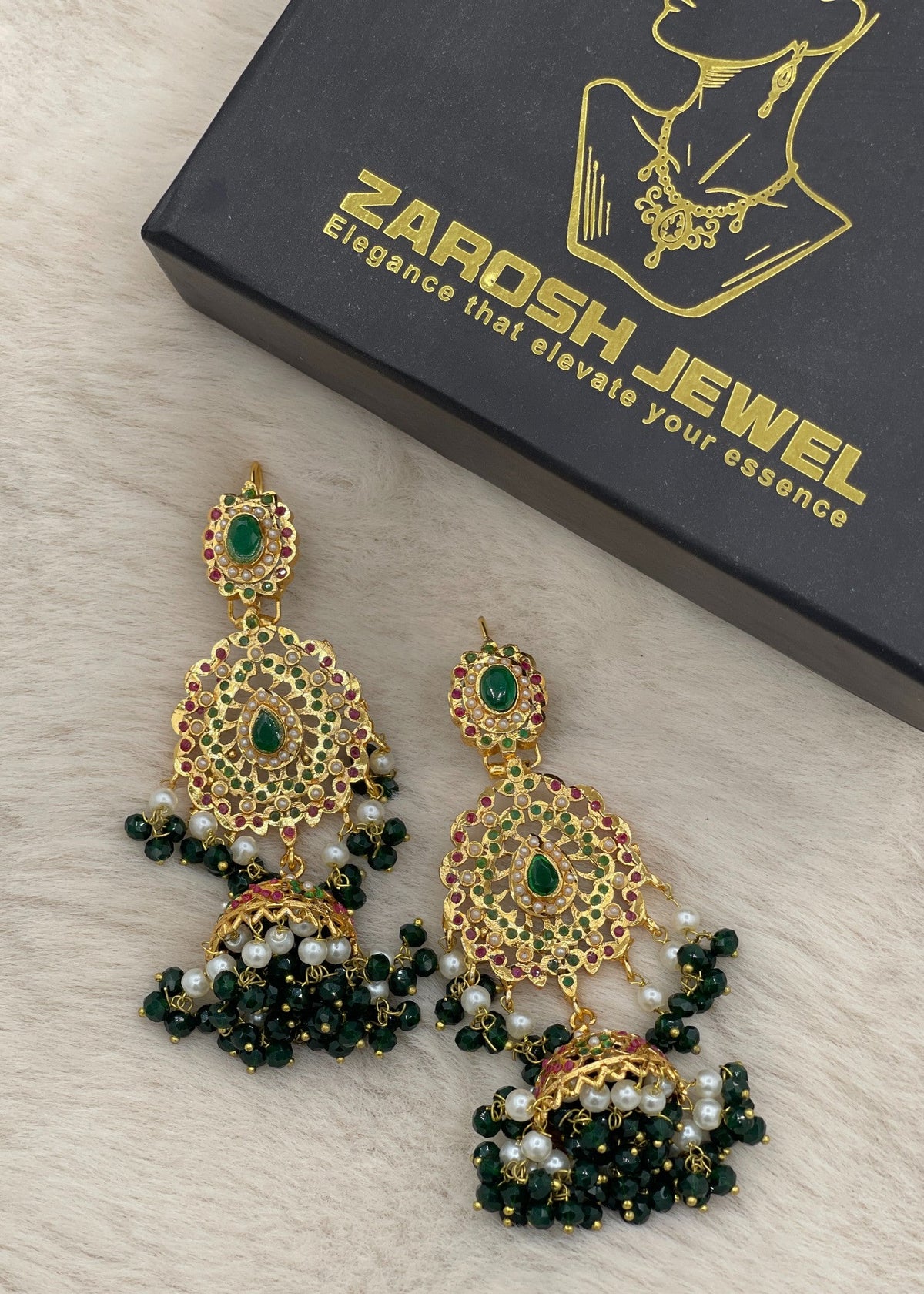 Shop the Inaya Sahara Chandbali from Zarosh Jewel