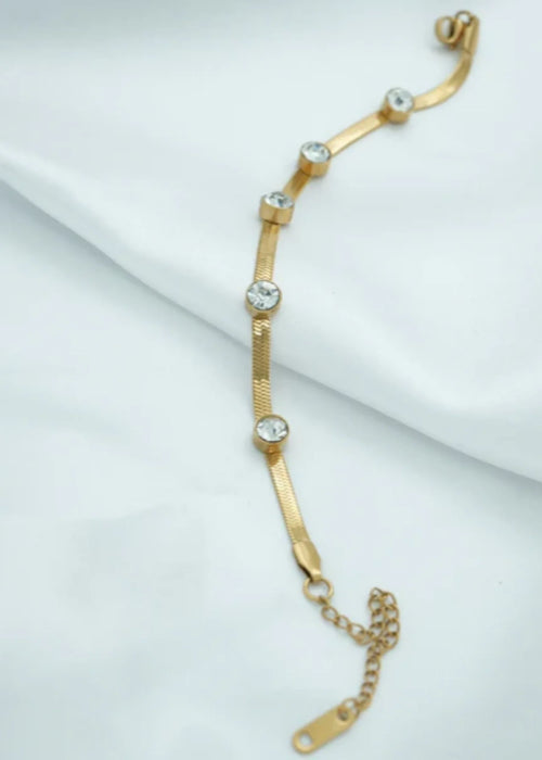 Shop the Insha Gold Bracelet from Zarosh Jewel