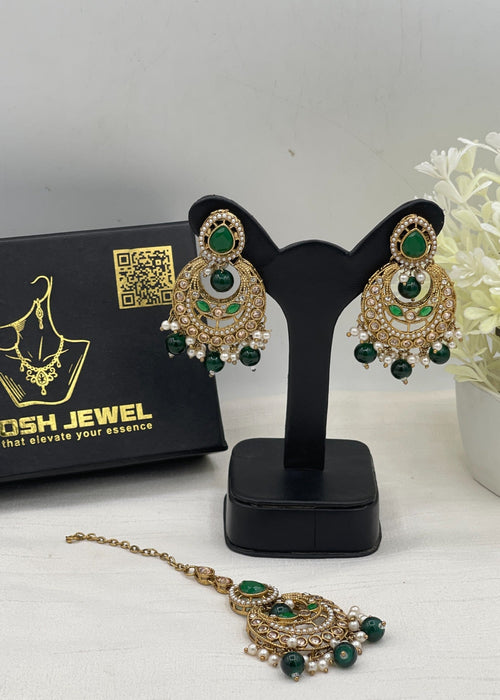 Shop the Inshirah Heritage Earring Tikka from Zarosh Jewel