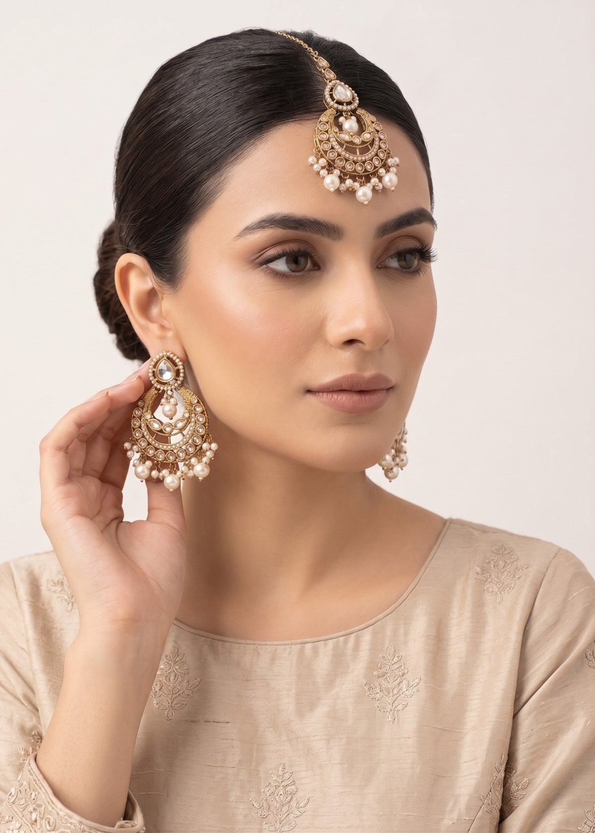 Shop the Inshirah Heritage Earring Tikka from Zarosh Jewel