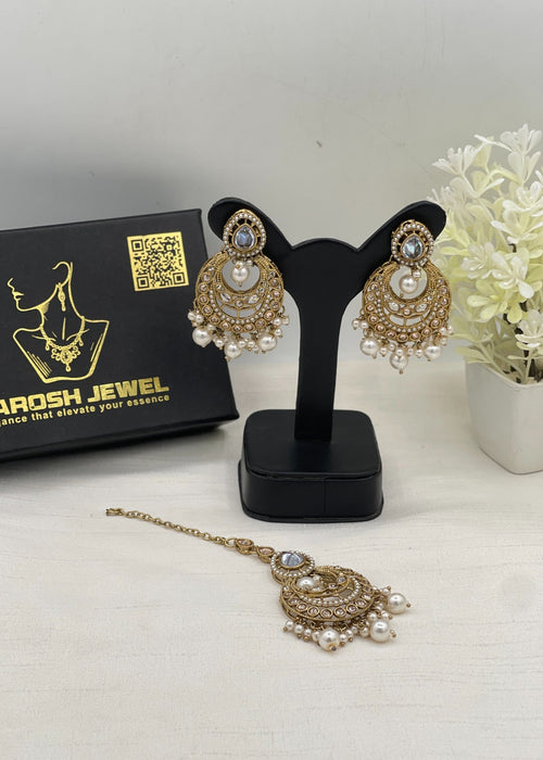 Shop the Inshirah Heritage Earring Tikka from Zarosh Jewel