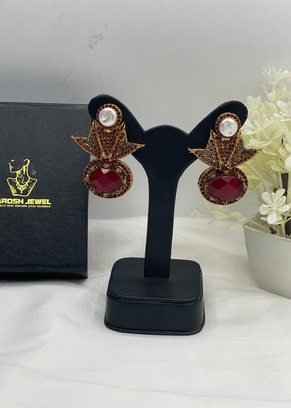 Shop the Intisar Earrings from Zarosh Jewel