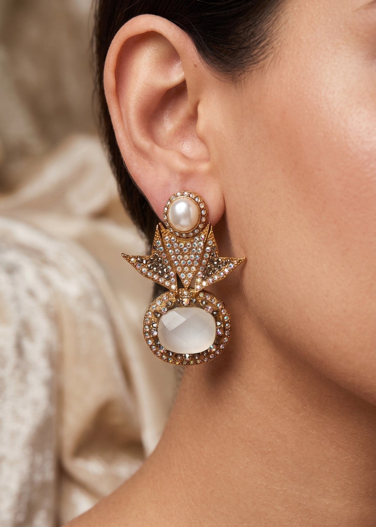 Shop the Intisar Earrings from Zarosh Jewel