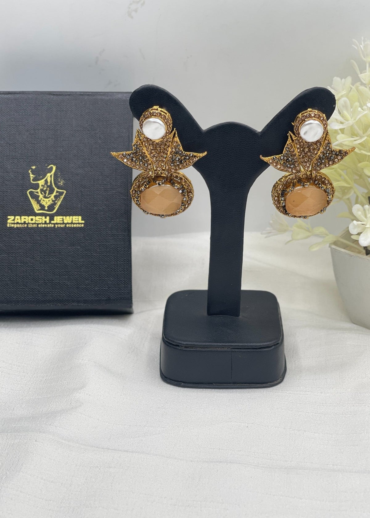Shop the Intisar Earrings from Zarosh Jewel