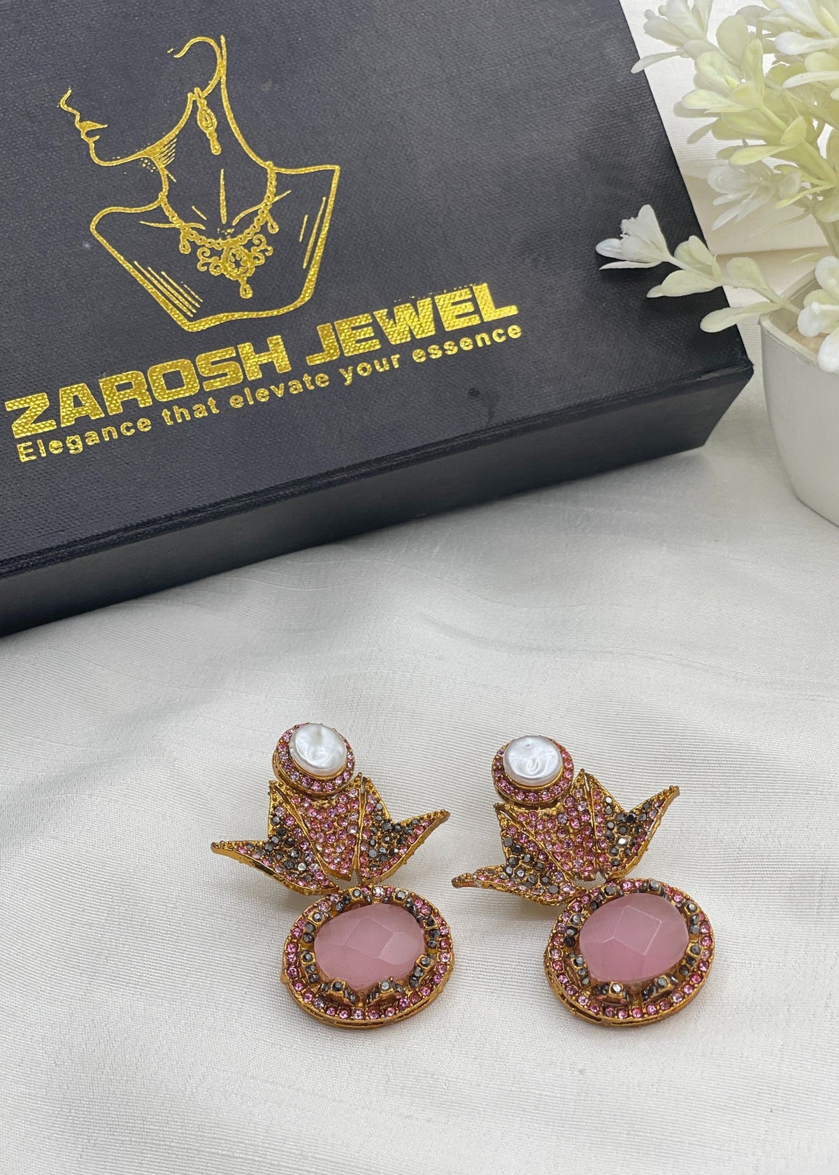 Shop the Intisar Earrings from Zarosh Jewel