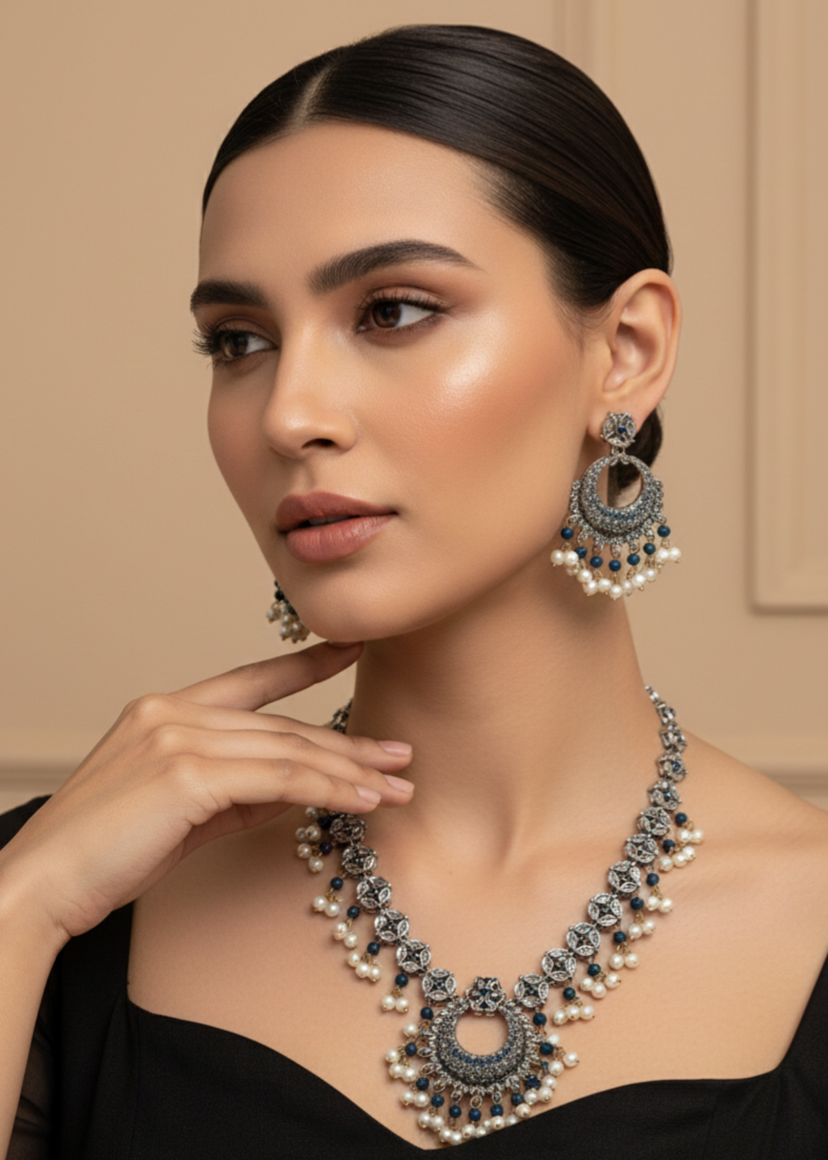 Shop the Isla Necklace Set from Zarosh Jewel