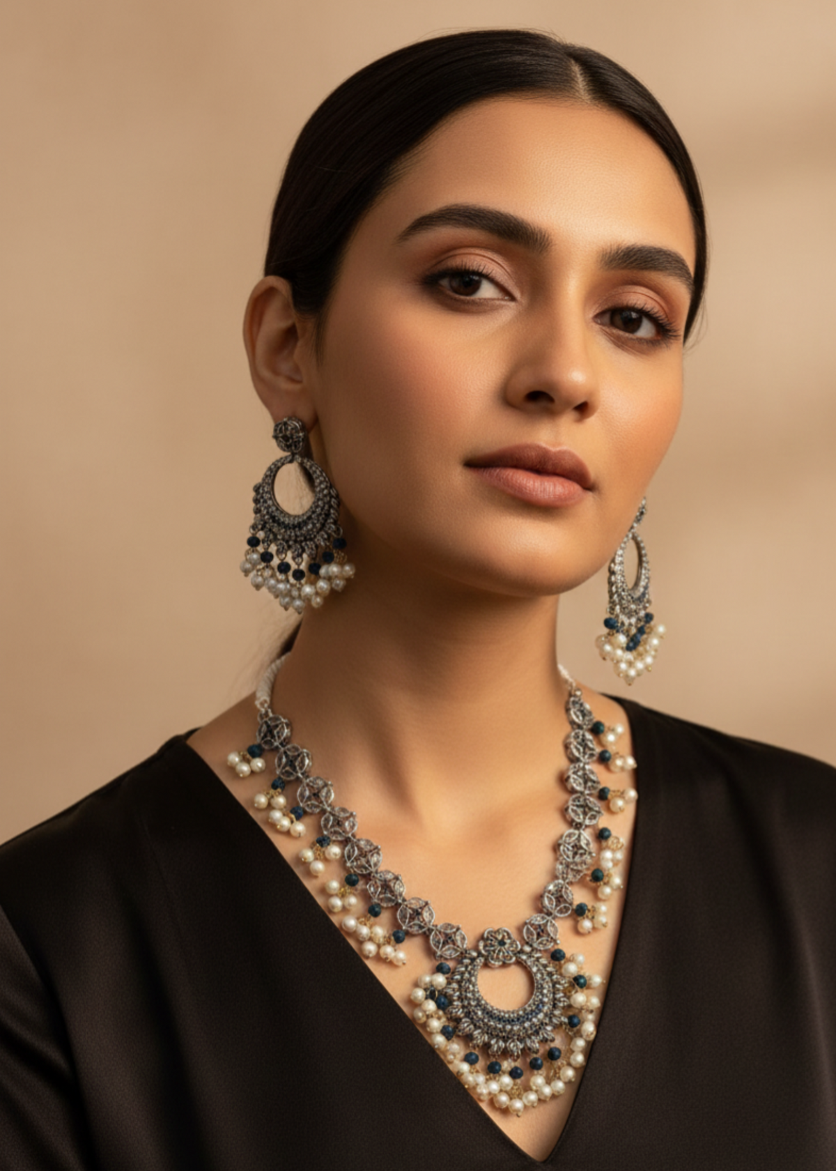 Isla Necklace Set by Zarosh Jewel