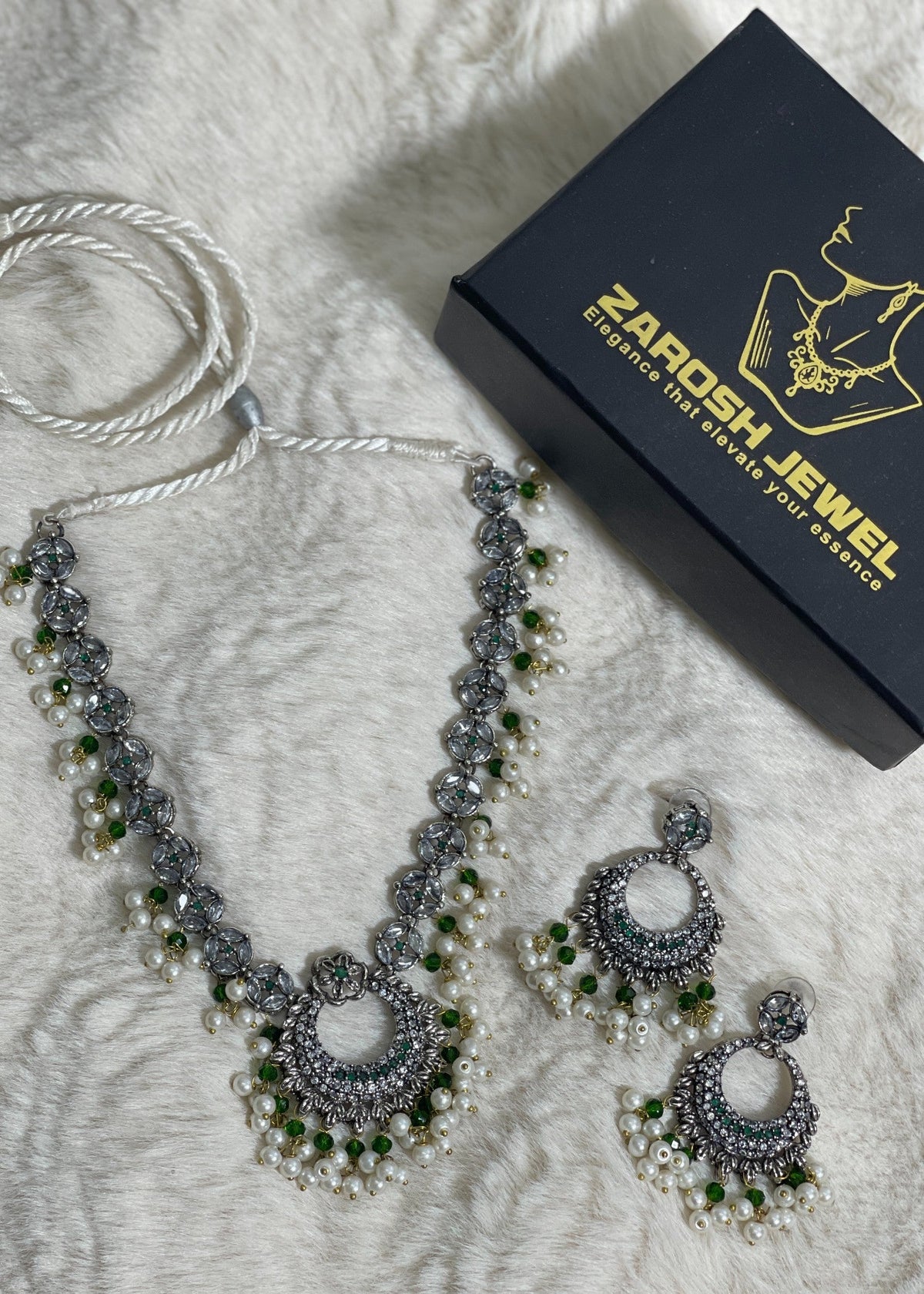 Shop the Isla Necklace Set from Zarosh Jewel
