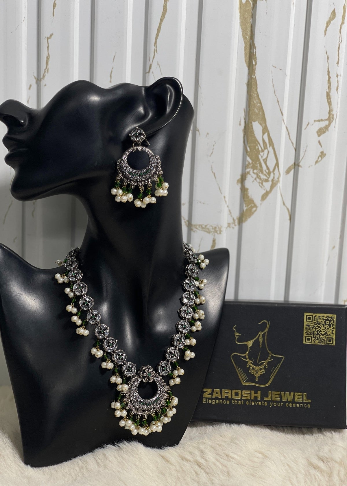 Shop the Isla Necklace Set from Zarosh Jewel