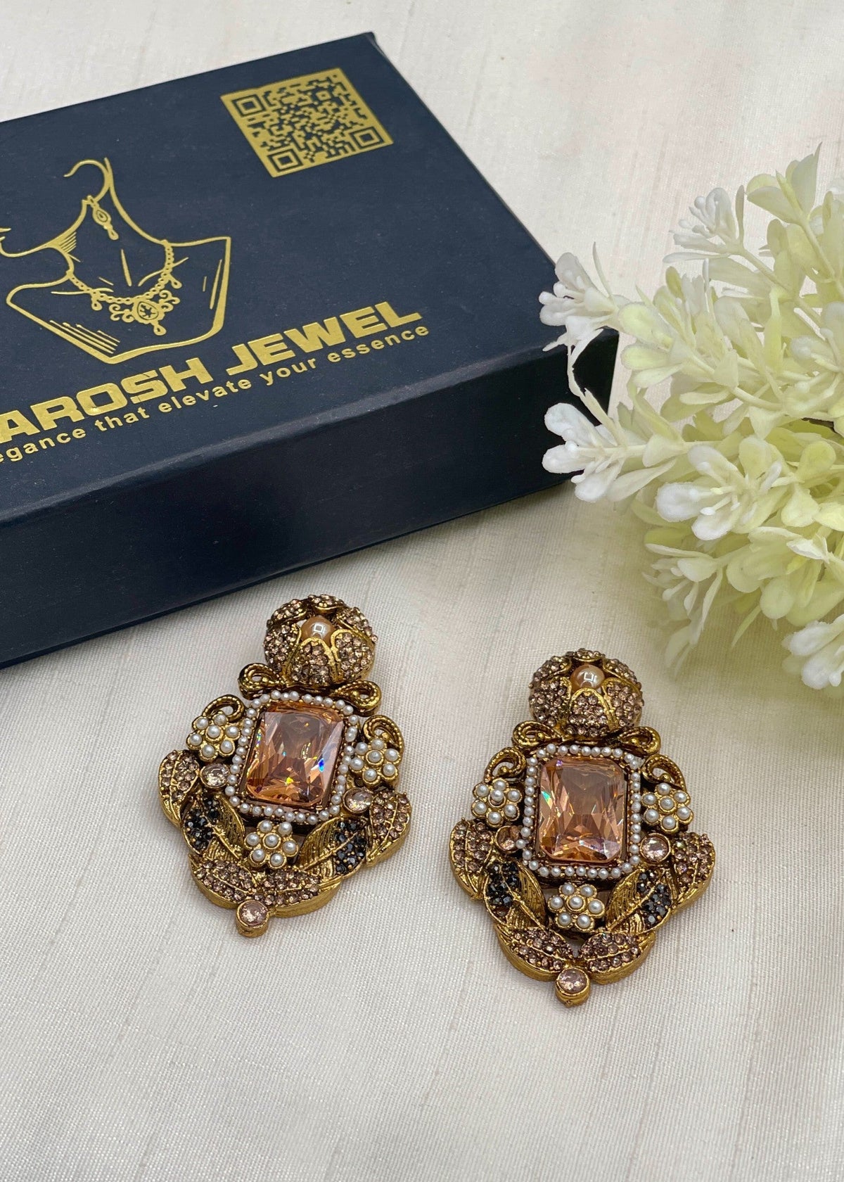 Shop the Jamiya Traditional Jhumka from Zarosh Jewel
