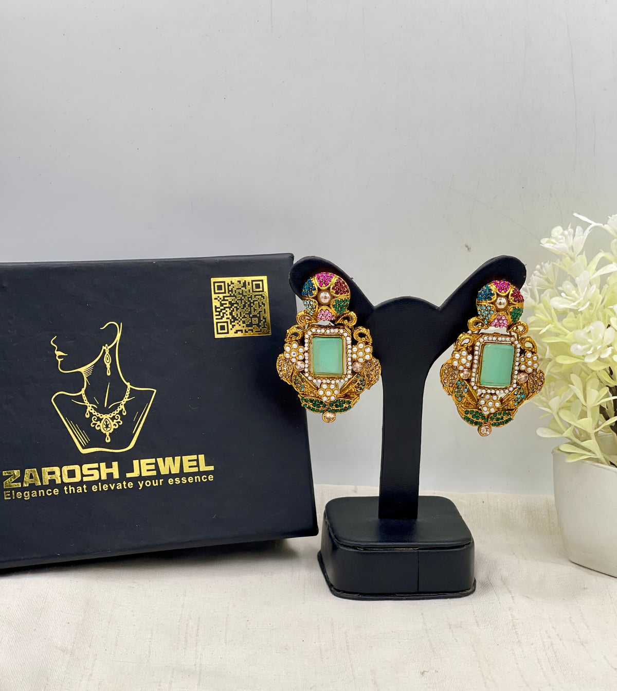 Shop the Jamiya Traditional Jhumka from Zarosh Jewel
