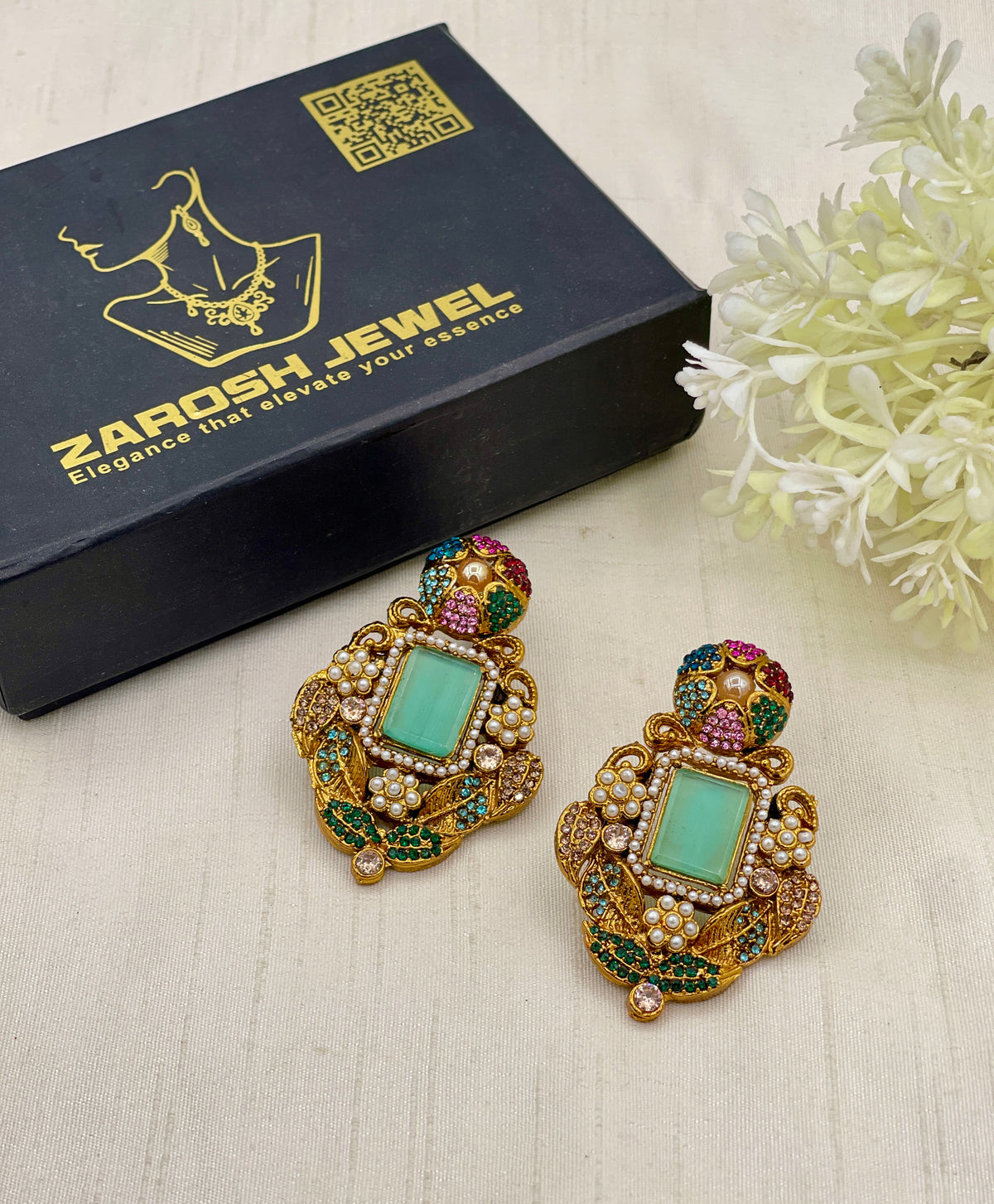 Shop the Jamiya Traditional Jhumka from Zarosh Jewel