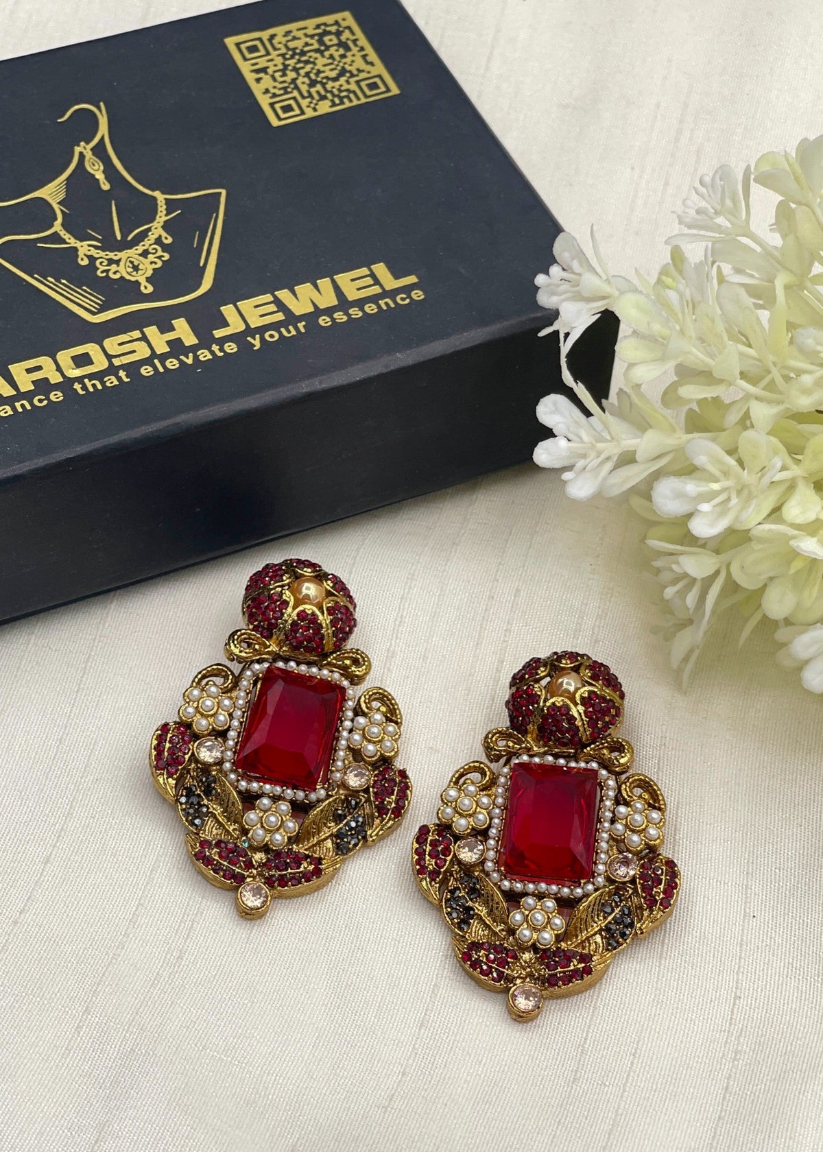 Shop the Jamiya Traditional Jhumka from Zarosh Jewel