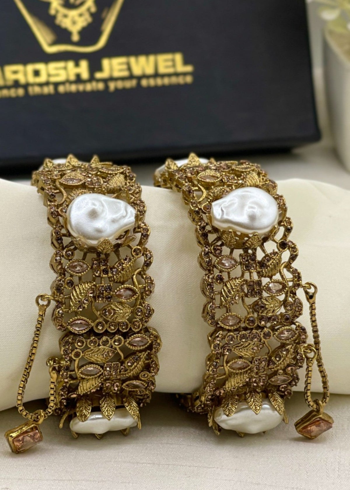 Shop the Jannah Openable Bangle from Zarosh Jewel